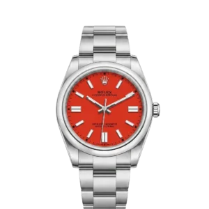 Rolex Oyster Perpetual Stainless Steel / Red