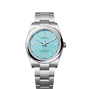 Rolex Oyster Perpetual Stainless Steel / Turquoise