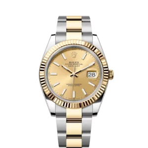 Rolex Datejust Rolesor Yellow Fluted / Champagne / Oyster / Jubilee