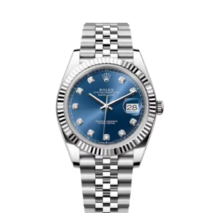 Rolex Datejust Stainless Steel Fluted / Blue - Diamond / Jubilee / Oyster