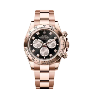 Rolex Cosmograph Daytona Everose / Black - Sundust - Diamond / Oyster
