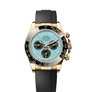 Rolex Cosmograph Daytona Yellow Gold - Cerachrom / Turquoise / Oysterflex