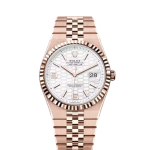 Rolex Land-Dweller Everose / White / Flat Jubilee