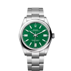 Rolex Oyster Perpetual Stainless Steel / Green