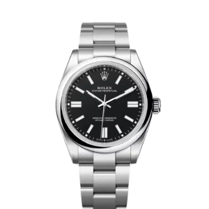 Rolex Oyster Perpetual Stainless Steel / Black