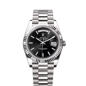 Rolex Day-Date 40 White Gold / Black