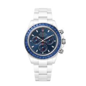 Rolex & AET Remould Cosmograph Daytona Custom - White Ceramic / Dark Blue Dial