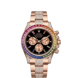 Rolex Cosmograph Daytona Everose / Rainbow / Black Dial