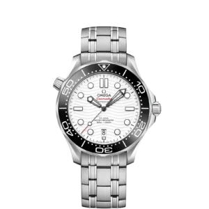 Omega Seamaster Diver 300M Master Co-Axial 42 Stainless Steel / White / Bracelet