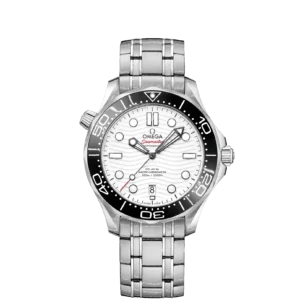 Omega Seamaster Diver 300M Master Co-Axial 42 Stainless Steel / White / Bracelet