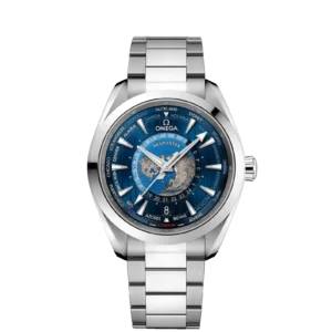 Omega Seamaster Aqua Terra 150M Master Chronometer 43 Worldtimer Stainless Steel / Blue / Bracelet