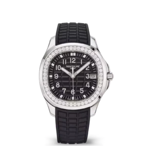 Patek Philippe Aquanaut Stainless Steel / Black / Gem-Set