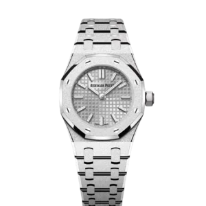 Audemars Piguet Royal Oak Mini Quartz Frosted White Gold / Silver
