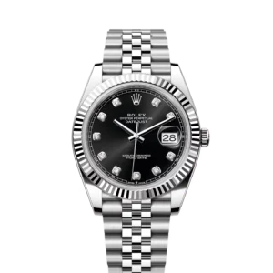 Rolex Datejust Stainless Steel Fluted / Black - Diamond / Jubilee / Oyster