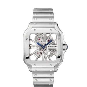 Cartier Santos de Cartier Large Skeleton Stainless Steel